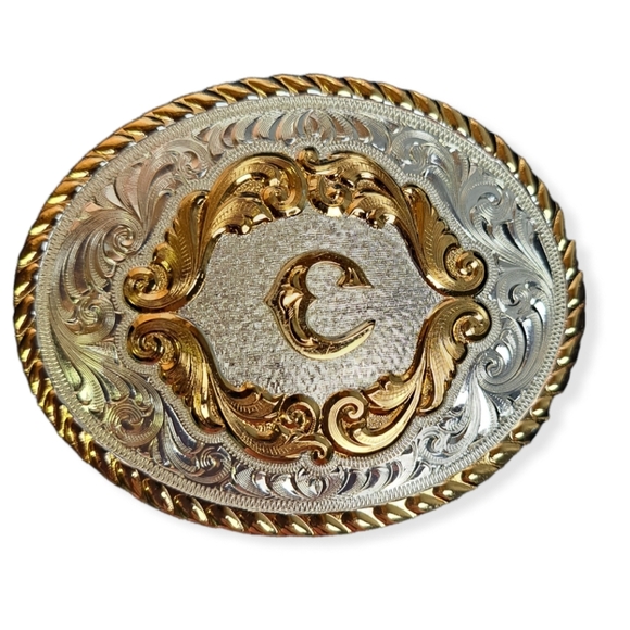 Montana Silversmiths Other - Montana Silversmiths Initial "C" Buckle